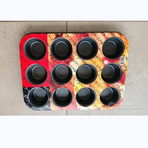 Stampo muffin metallo - muffin, 12